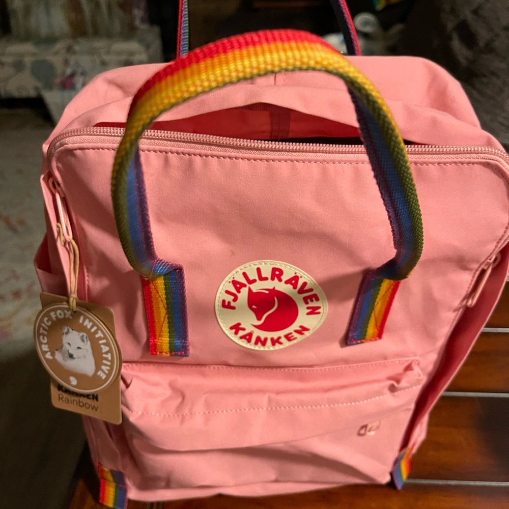 Fjallraven pink backpack